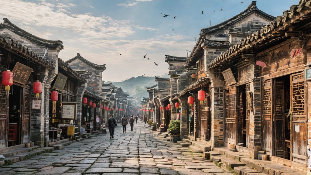 山西青龙古镇景区智慧文旅项目实景