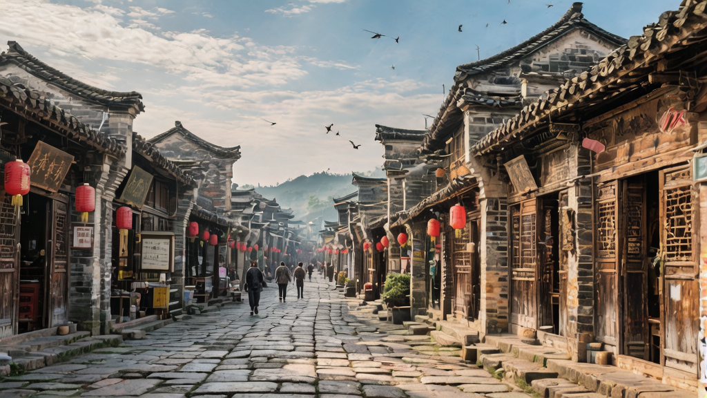 山西青龙古镇景区智慧文旅项目实景