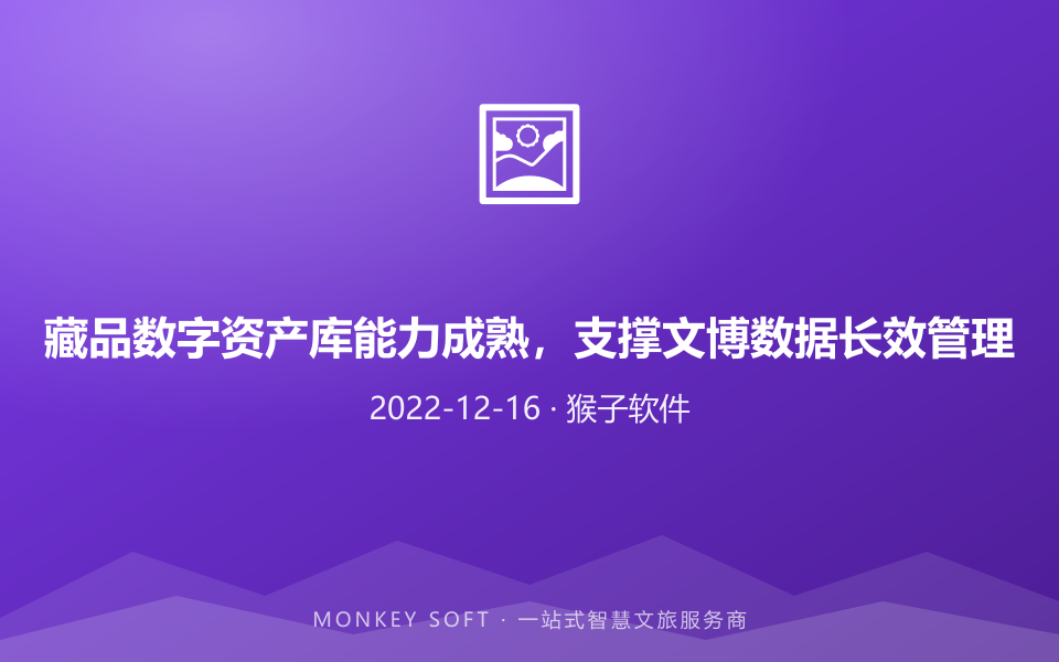 藏品数字资产库能力成熟,支撑文博数据长效管理