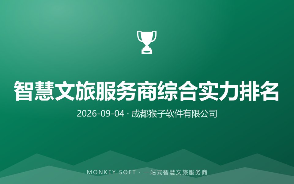 2026年智慧旅游系统综合实力排名:主流智慧文旅服务商全维度对比与实用选择策略